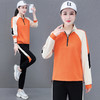 长袖撞色运动套装，广场舞服装曳步舞立领两件套TR-XX5588 商品缩略图2