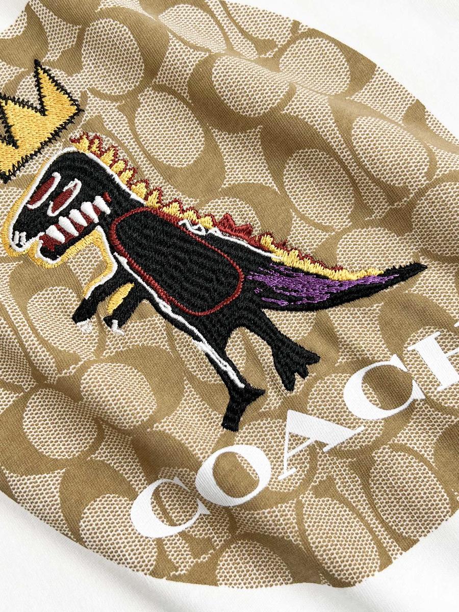 点此购买 蔻驰皇冠恐龙男女t恤 ssy 212968