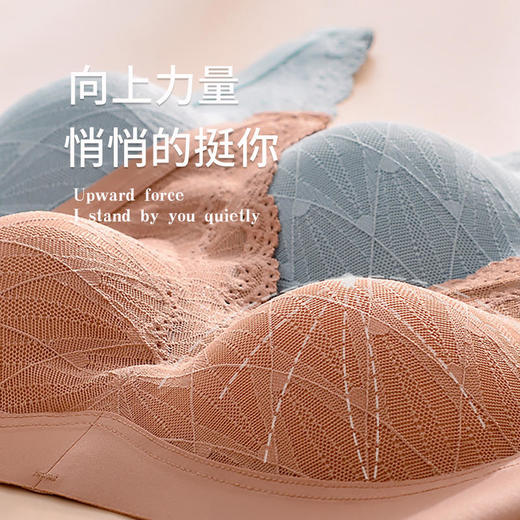 【安梨口袋星空点点蕾丝内衣】无缝贴合无感文胸性感蕾丝杯面W塑形聚拢定型宽肩带更舒适加宽侧比锁住副乳贴身呵护滋养抗Jun乳胶内杯舒适零束缚 商品图2