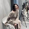 “光环女孩”颈袖添香品牌秋冬100%羊绒套裙 闪耀精致 松软温暖 慵懒惬意20424689 商品缩略图7