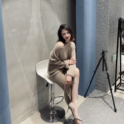 “光环女孩”颈袖添香品牌秋冬100%羊绒套裙 闪耀精致 松软温暖 慵懒惬意20424689 商品图10