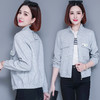 女春秋纯棉开衫卫衣2022新款妈妈女士立领短款外套 大码休闲百搭 TR-XX2373 商品缩略图2