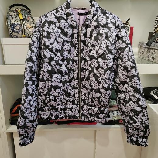 棉短外套紫花1100 商品图0
