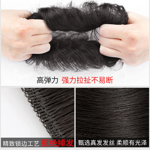 真发丸子头假发女蓬松假发圈懒人发饰假发包盘发神器可爱花苞发髻 商品图8