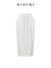 HIDEMI 简约设计感微荡立领半袖廓形套装 黑色/白色 上衣/半身裙 商品缩略图12