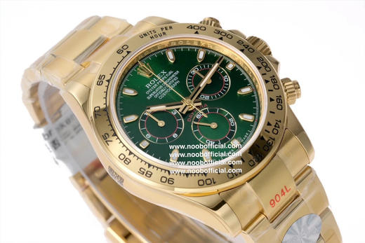 『clean厂和NOOB工厂同价』C厂N厂劳力士宇宙计型迪通拿116508！绿金迪！原版 开模，40毫米尺寸，採用N厂  搭配正品一致的定制版4130机芯，这是一款稳定计时功能机芯定制版一体机芯‼️ 商品图8