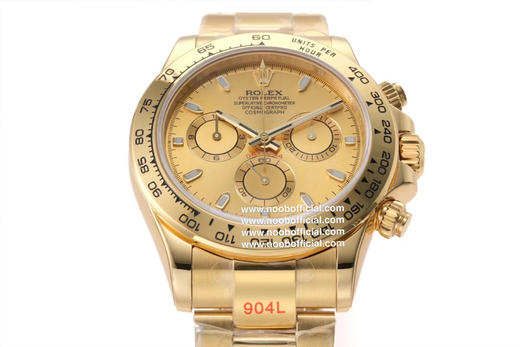 N劳力士，宇宙计型迪通拿116508，表径40毫米，  正4130机芯，表壳904l精钢铸，2N18金电镀，男士腕表，精钢表带，自动机械机芯，密底 商品图3