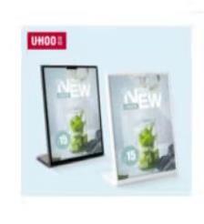 【已绝版】竖款A4台签 白色