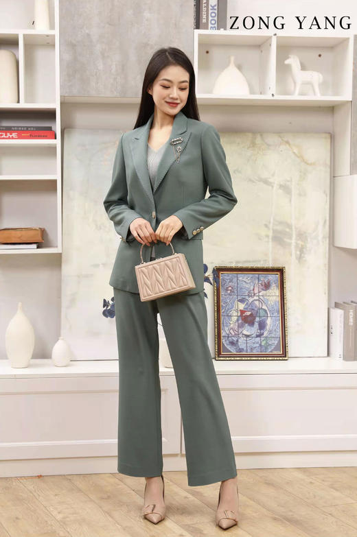 宗洋修身版西服上衣BCL2XS7811-56 商品图2