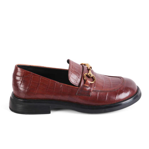 富贵吉祥2022圆头石头纹时尚女鞋	f222001 商品图9