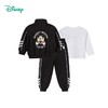 迪士尼童装男童套装潮酷风米奇休闲夹克+卡通T恤+休闲长裤3件套萌趣卡通春新品 商品缩略图4
