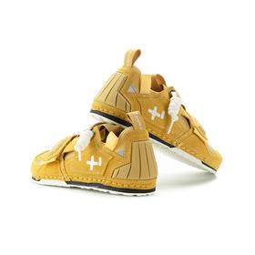 天空之城-OTZ SHOES 柠檬黄翻毛皮低帮大头鞋 2022春季新款