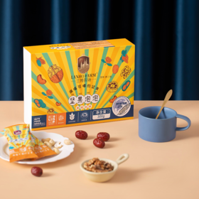 【兰博农场】新疆坚果泡泡藕粉羹低卡冲饮整盒300g孕妇可食便携装