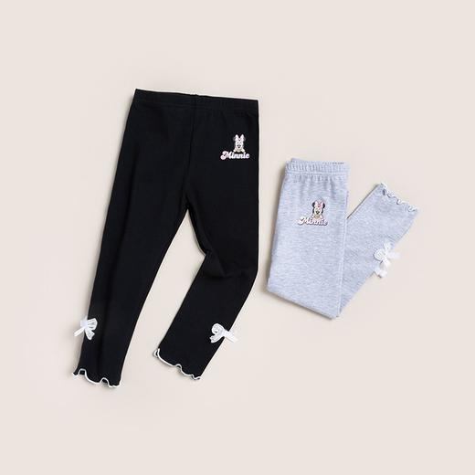 迪士尼童装女童裤子甜美米妮宝宝休闲打底裤高弹舒适春新品 商品图2