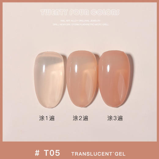 2021年新款冰透水润美肌流行裸色甲油胶光疗胶套装全套美甲店专用 商品图8