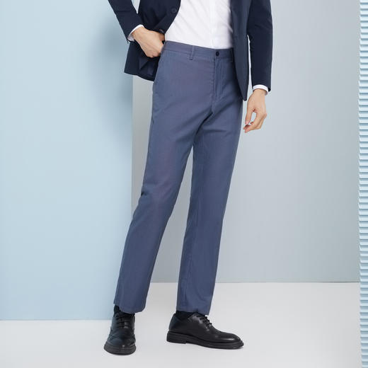 雅戈尔男士长裤春夏商务休闲棉弹免烫长裤YCDP3K0170DWBS 商品图2