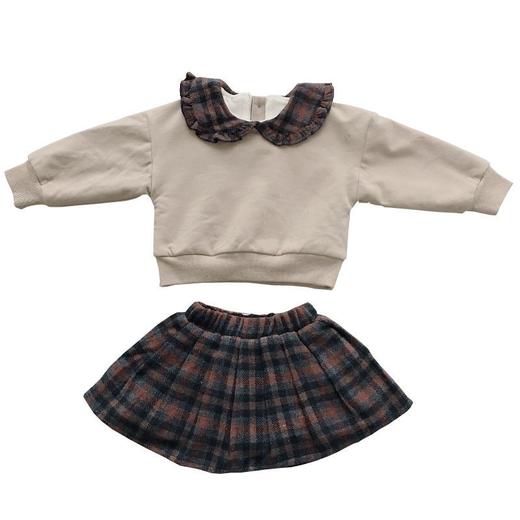 女童秋冬装时髦套装裙春秋款女宝宝4衣服3岁洋气小儿童韩版潮裙子 商品图4