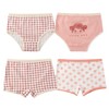 仪家女童时尚纯棉透气内裤4条 商品缩略图4