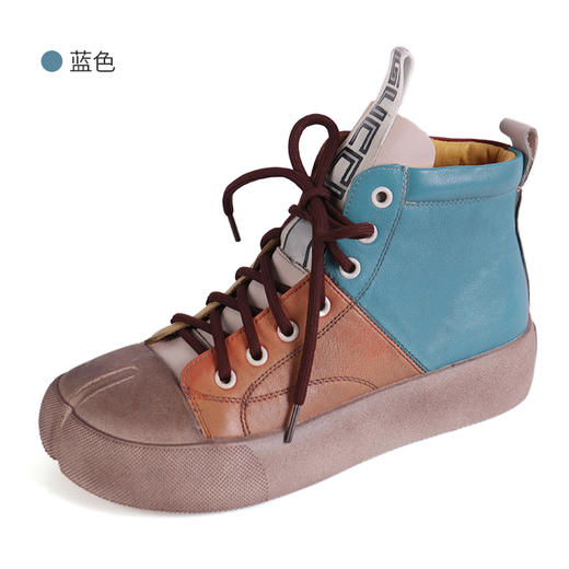 富贵吉祥2022圆头软底时尚高帮女鞋 f226005 商品图6