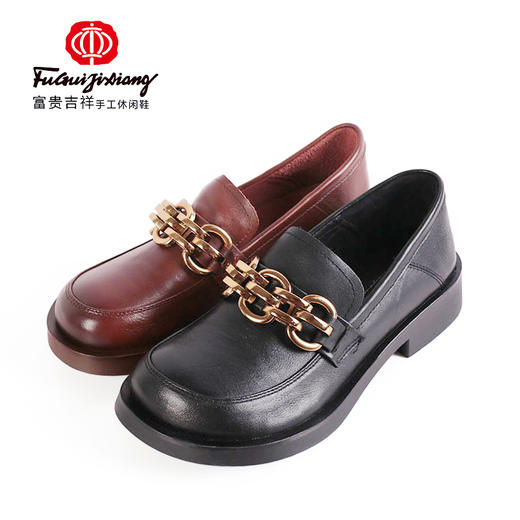 富贵吉祥2022圆头超轻时尚女鞋f225143 商品图0