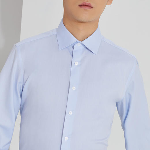 雅戈尔男士长袖衬衫秋冬新款商务休闲免烫衬衫YLTP125190IBA 商品图3