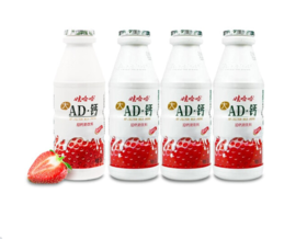 美丽市场超市-娃哈哈AD钙奶-草莓味220ml*4