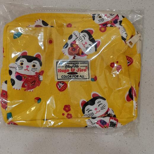 HUJI祤集Motley收纳包风の花开运福猫 商品图0