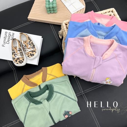 【限时折扣】22新款婴儿德绒睡袋 （黄色-熊霸天下/紫色-暴富鸭/粉色-小富婆/蓝色-小富翁）M-XXL 商品图4