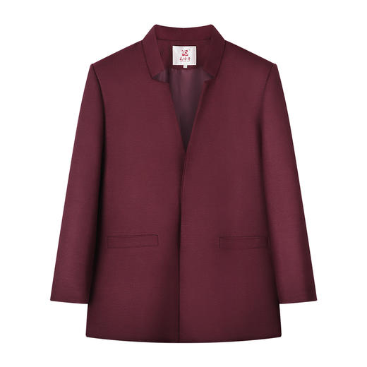 天寿-女现代装-枣红 商品图6