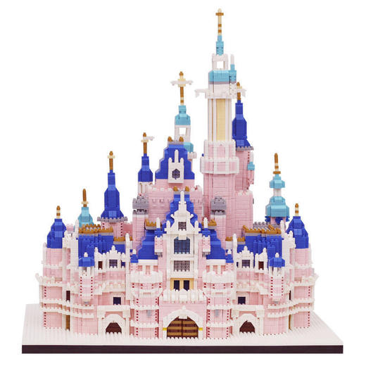 兼容乐高粉色迪士尼积木城堡大型成人高难度泰姬陵女孩拼装礼物 商品图9