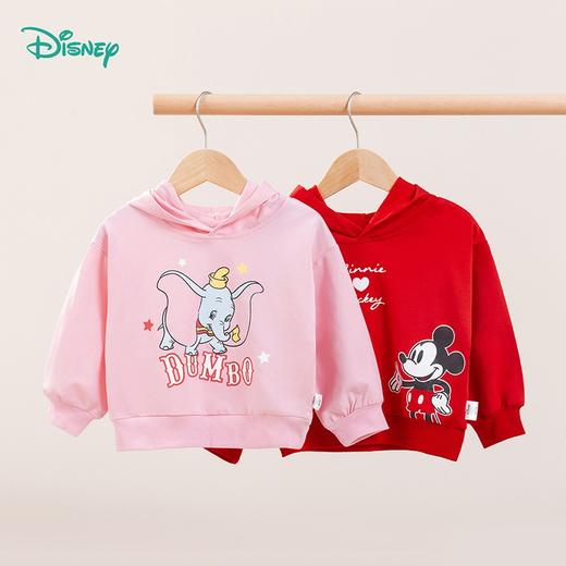 迪士尼童装女童卫衣欢乐米妮小飞象系列连帽套头卫衣柔软舒适春新品 商品图2
