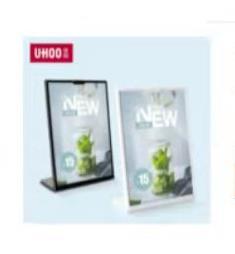 【已绝版】竖款A4台签 黑色 商品图0