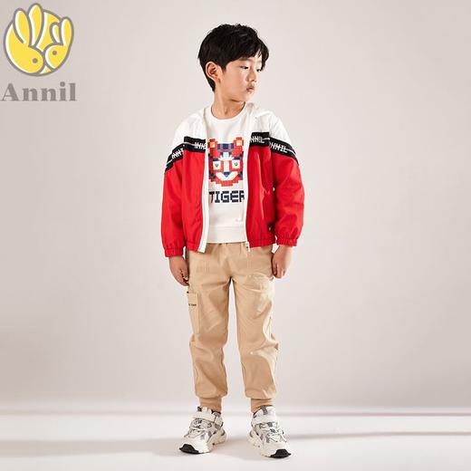 安奈儿全腰梭织单裤ab216561 商品图5