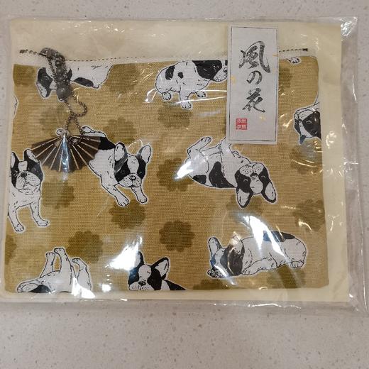 HUJI祤集Komon收纳包插画花朵法斗 商品图0