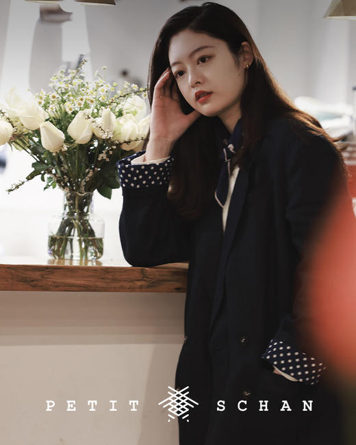 PETIT SCHAN小闪 CLO#070 Boyfriend男朋友的西装 日本进口亚麻oversize翻立领两穿西装外套   商品图8