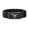 PRADA 普拉达 女士 Saffiano 皮革徽标牌腰带 黑色 1CC291 053 F0002 商品缩略图0