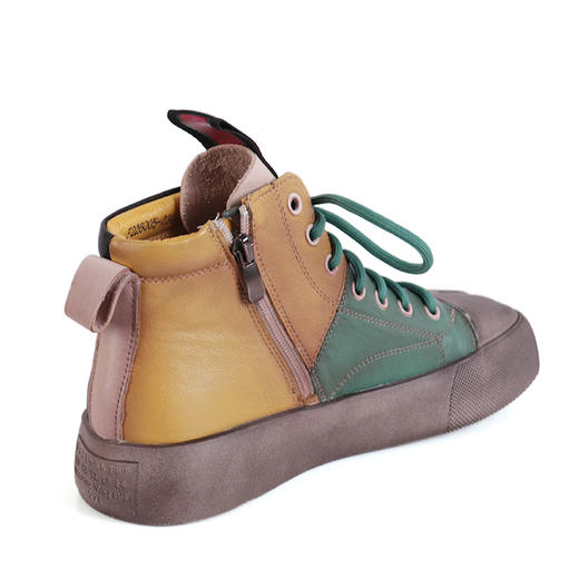 富贵吉祥2022圆头软底时尚高帮女鞋 f226005 商品图5