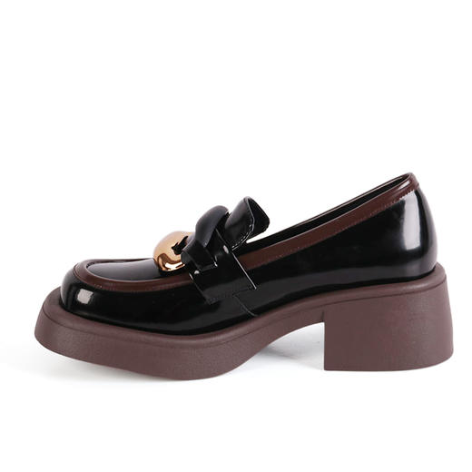 富贵吉祥2022方头乐福休闲时尚女鞋 f225246 商品图8