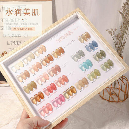 2021年新款冰透水润美肌流行裸色甲油胶光疗胶套装全套美甲店专用 商品图1