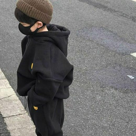 占姆士奥莱款  韩国童装儿童套装秋冬装加绒加厚两件套男女中大童中小童炸街 商品图2