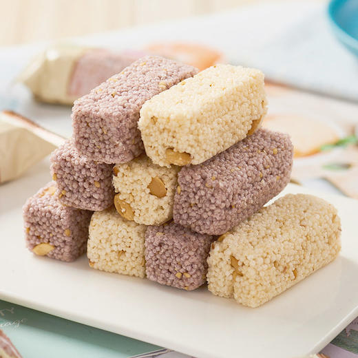 丰阳谷米ni酥香米黑米酥米花糖老式花生酥糖网红膨化零食散装批发 商品图1