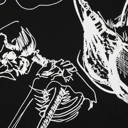 亚历山大麦昆（Alexander McQueen）男士潮流印花短袖T恤 商品图4