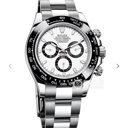 迪通拿熊猫N厂 神器，劳li士迪通拿  本116500， 正Cal.4130自动上链机芯，厚度和正品一致，904L钢。全部计时功能100% 实现,使用了订制版 商品图0