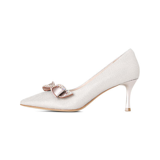 卡迪娜2022年春季新款尖头细跟时装鞋单鞋女KS221506 商品图2