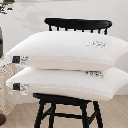 自然醒A类纯棉抗菌枕48*74cm防螨舒眠枕家用护颈枕头单双人枕芯床品SXM 商品图5