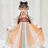 儿童汉服女瑶瑶夏季古装仙女裙公主裙齐胸襦裙长袖连衣裙学生日常 商品缩略图5