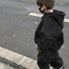 占姆士奥莱款  韩国童装儿童套装秋冬装加绒加厚两件套男女中大童中小童炸街 商品缩略图3