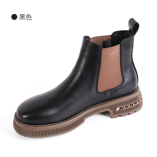 富贵吉祥2022圆头软底时尚高帮女鞋 f226031 商品图7