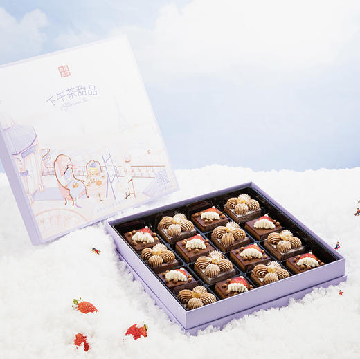 【莓莓欢乐颂】 榛子巧巧 慕斯浓稠丝滑 在舌尖奏起圣诞颂歌（于都） 商品图1