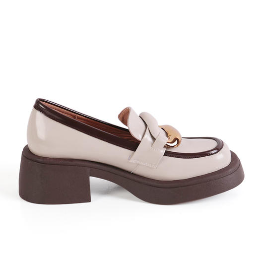 富贵吉祥2022方头乐福休闲时尚女鞋 f225246 商品图4